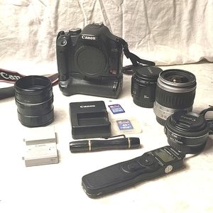 Canon DSLR T1i camera w/ HD video, lenses, etc